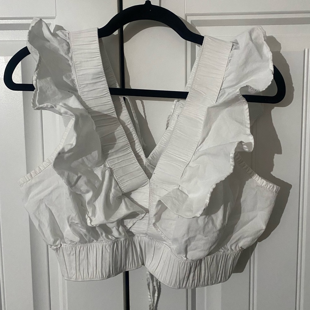 japra cute dressy white shirt